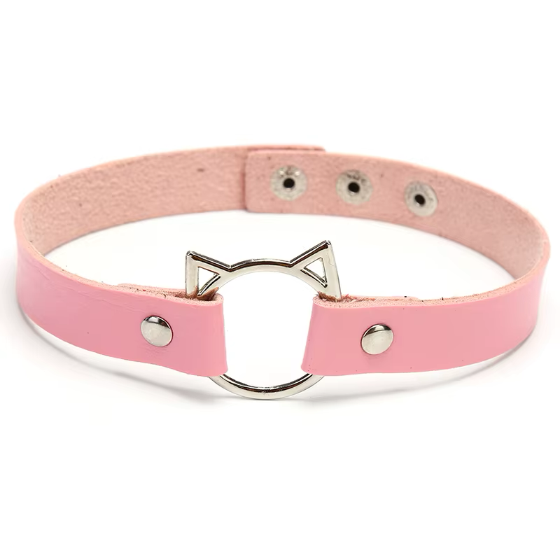 Chocker Gatito Color Rosado