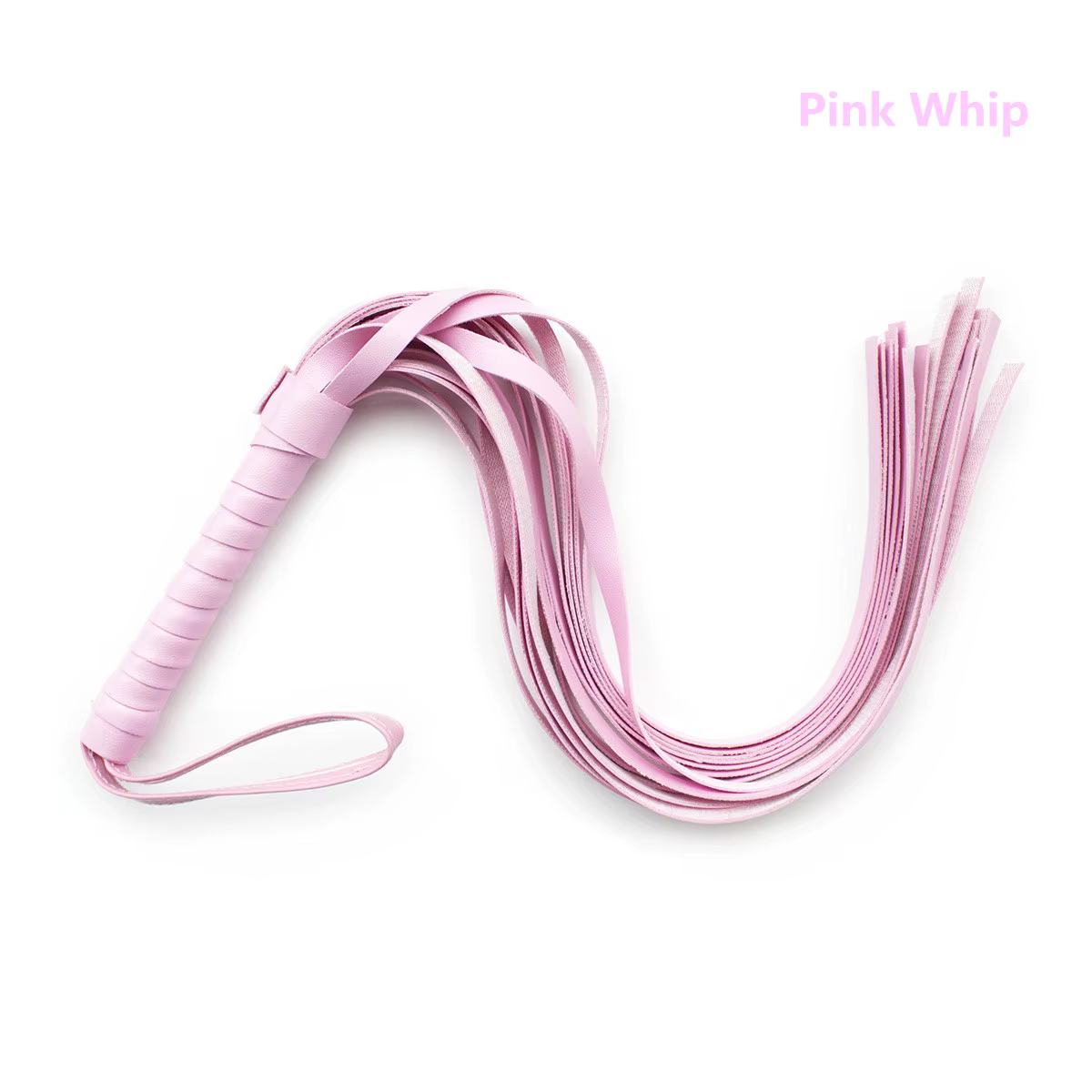 Kit 2pcs Látigo y Esposas Rosadas