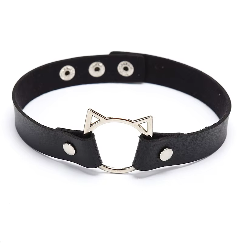 Chocker Gatito Color Negro