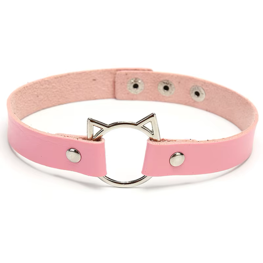 Chocker Gatito Color Rosado