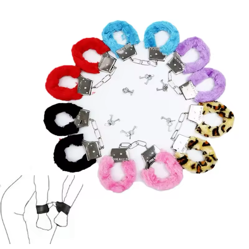 Esposas de Metal Afelpadas Colores