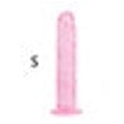 Dildos Jelly Colores Blanco/Morado/Rosado - S, M, L