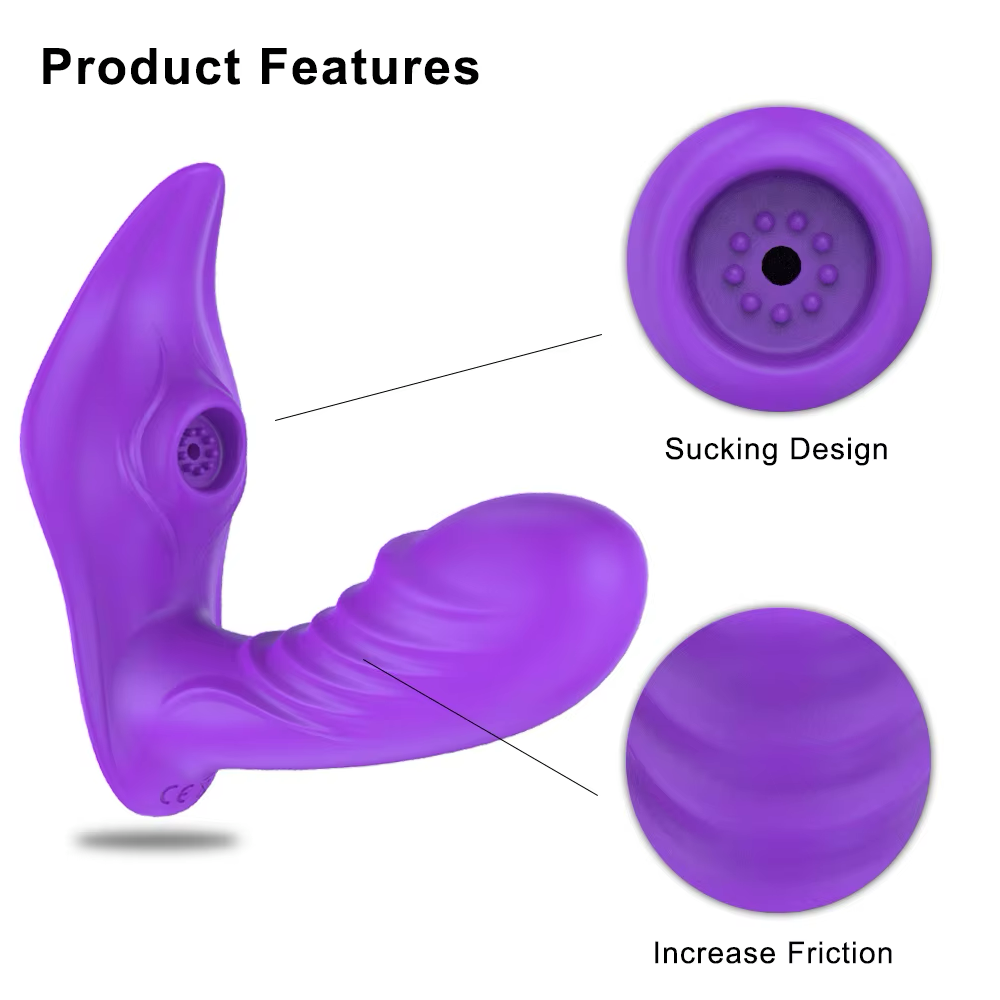 Vibrador Inalámbrico con Succión y Calor