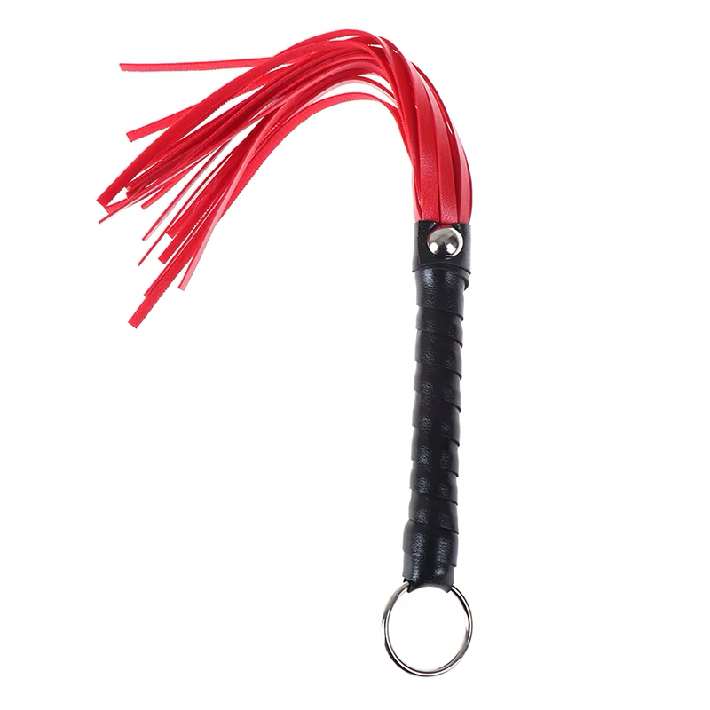 Látigo corto (30cm) Negro/Rojo