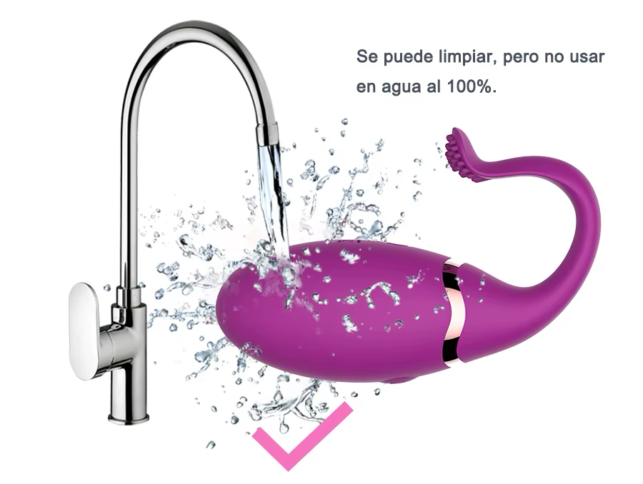 Vibrador Huevo Estimulador Clítoris y Punto G - Negro, Morado, Rosado