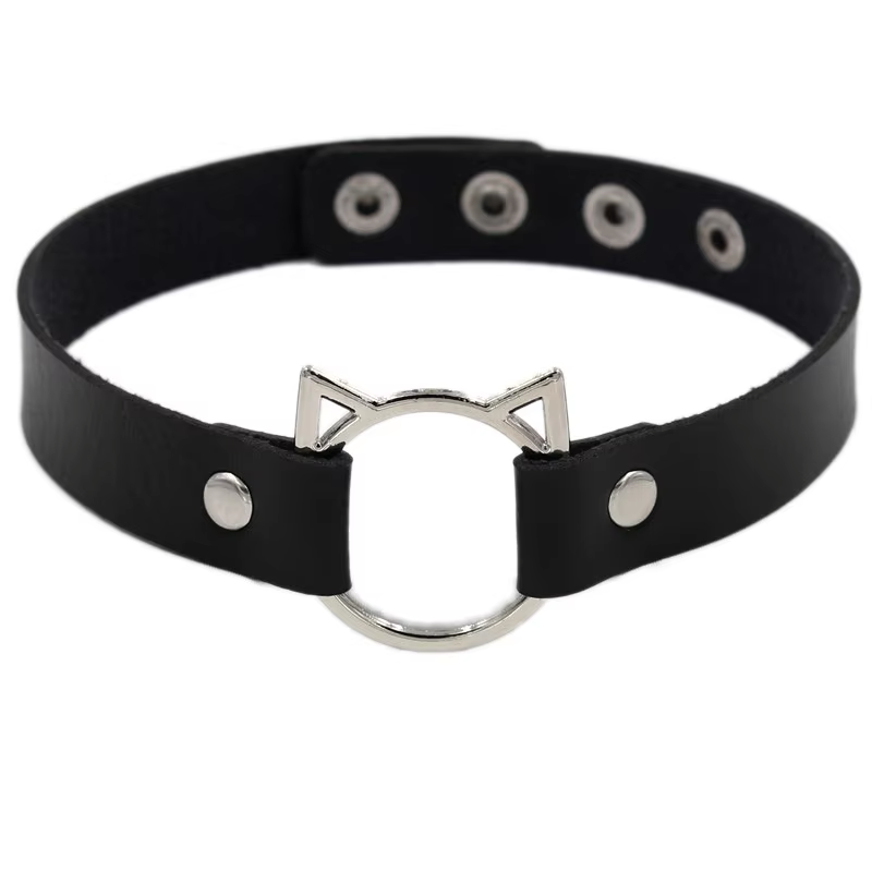 Chocker Gatito Color Negro