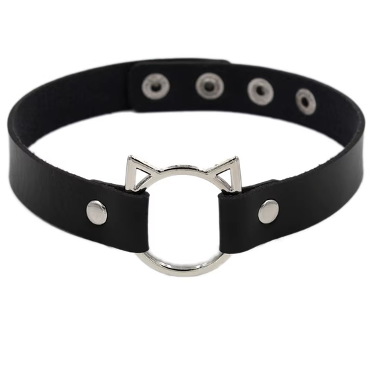Chocker Gatito Color Negro