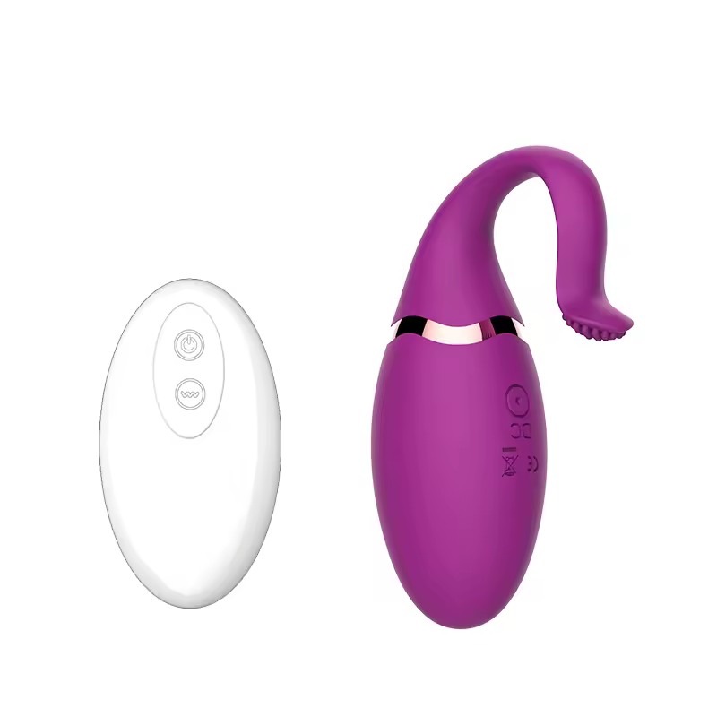 Vibrador Huevo Estimulador Clítoris y Punto G - Negro, Morado, Rosado