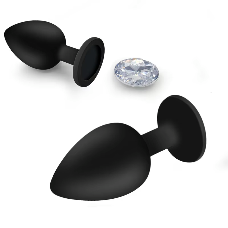 Plugs Silicona Negro, Morado, Rosado, Rojo - S/M/L