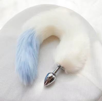 Cola Bicolor Plug Metal (Blanco, Celeste, Rosa, Negra)