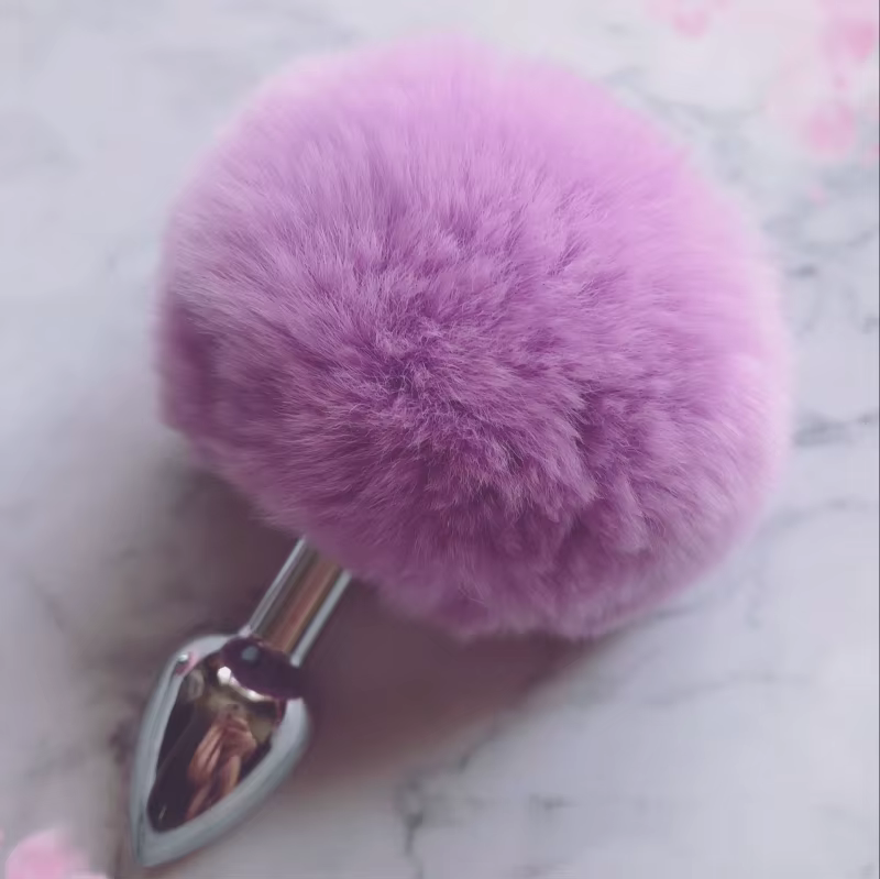 Plug de Metal Cola de Conejo